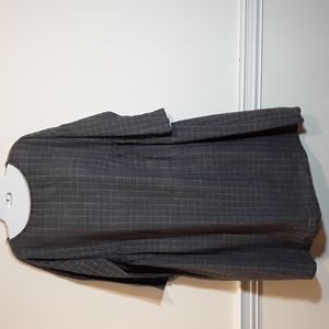BSBEE grey plaid oversized dress S